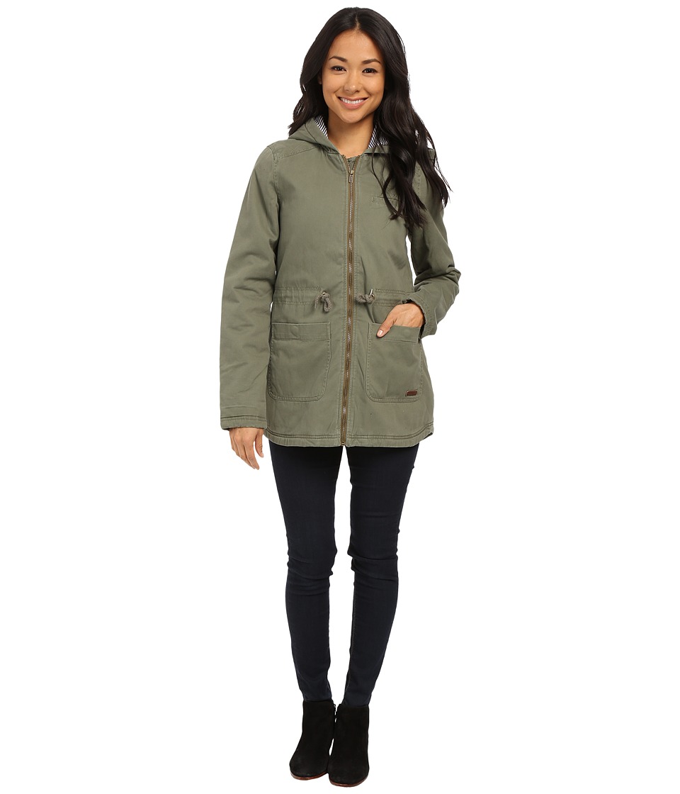 Roxy - Primo Parka Jacket (Dusty Olive) Women
