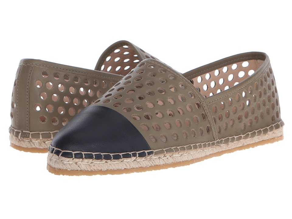 Loeffler Randall Mara (Olive/Black Perforated Nappa) Women