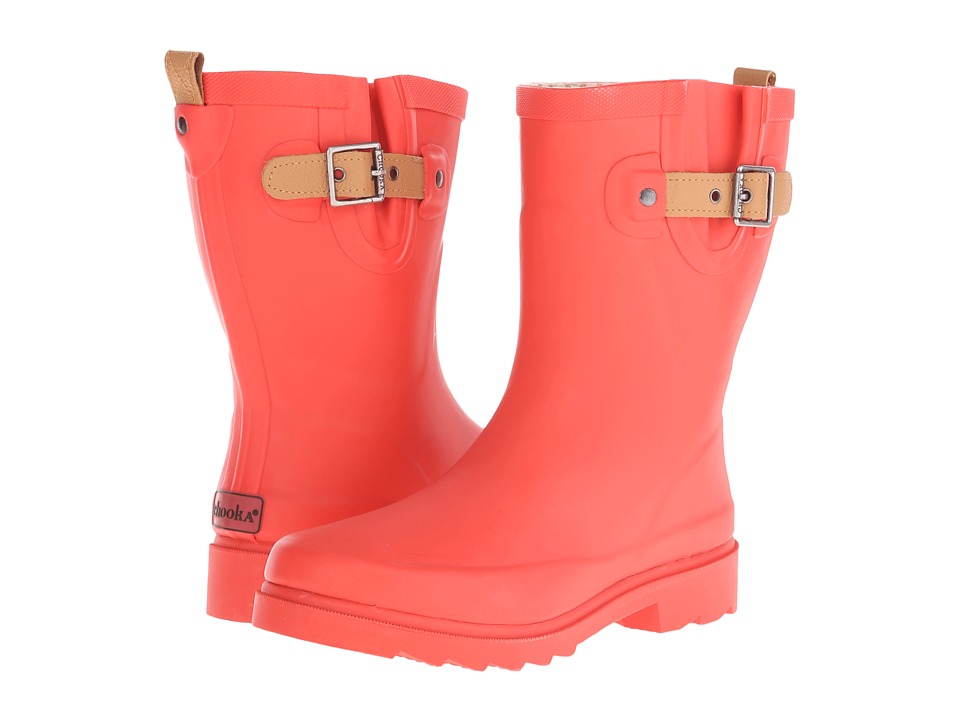 Chooka - Top Solid Mid Rain Boot (Tulip) Women