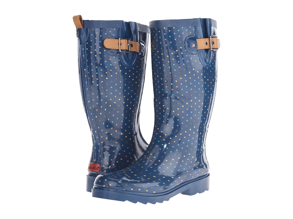 Chooka - Chevron Dot (Navy) Women