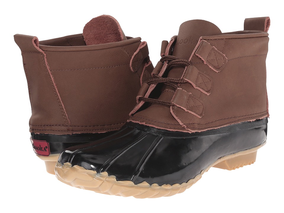 Chooka Low Duck Bootie (Black) Women