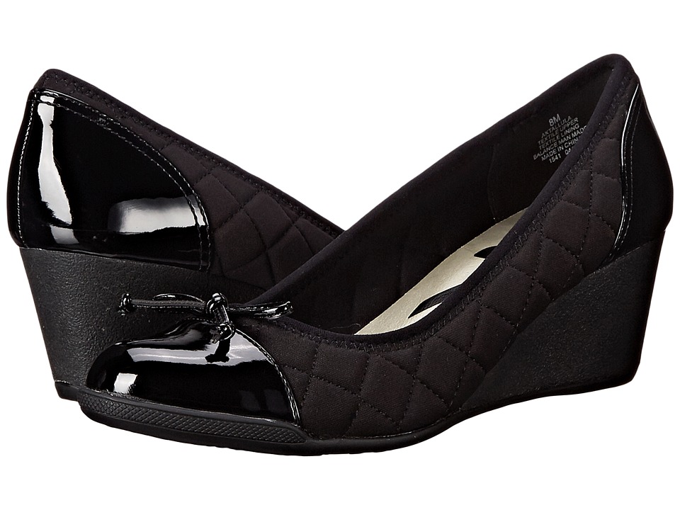 Womens Shoes Anne Klein Tallula Black Multi Fabric Womens Shoes Anne Klein Tallula Black Multi Fabric