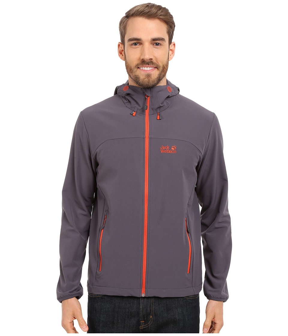 Jack Wolfskin - Turbulence Jacket (Ebony) Men