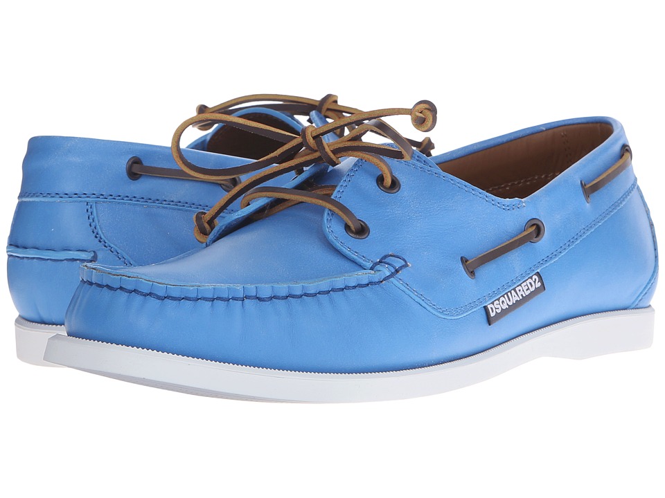 DSQUARED2 Adrift Boat Shoe (Azure) Men