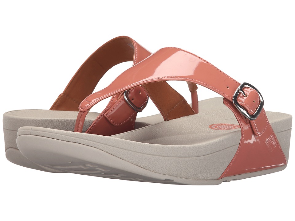 FitFlop - The Skinny Patent (Peach) Women