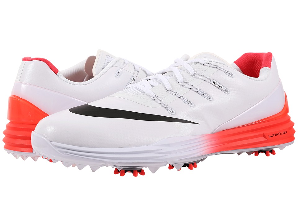 Nike Golf Lunar Control 4 (White/Black/Bright Crimson) Men