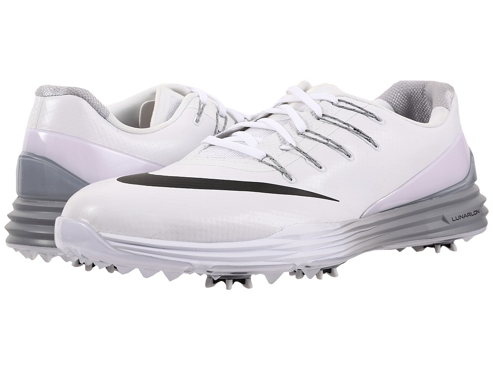 Nike Golf Lunar Control 4 (White/Black/Wolf Grey) Men
