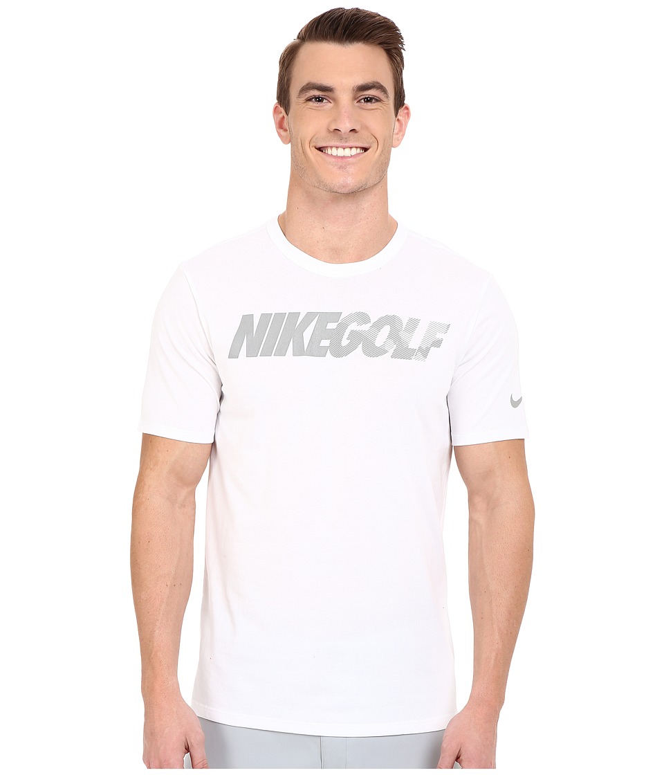 Nike Golf Graphic Tee (White/Reflective Silver) Men