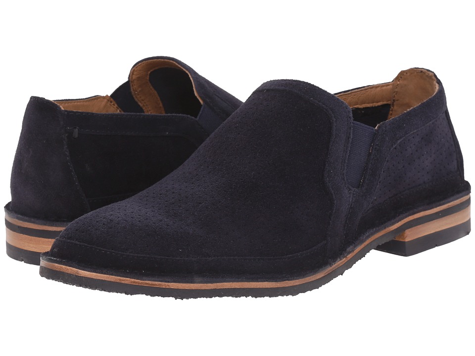 Trask Blaine Perf (Navy African Kudu Suede) Men