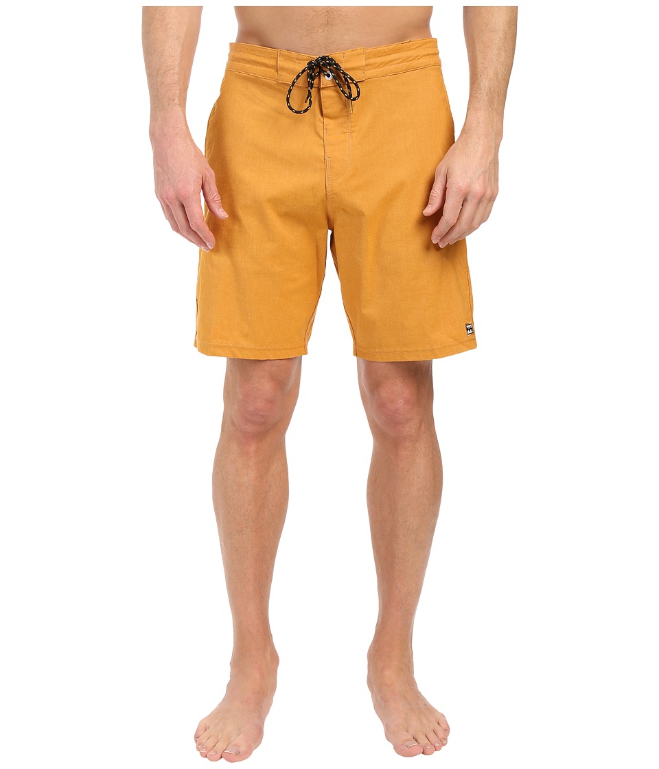 Billabong All Day Lo Tides 19 Boardshorts (Mustard) Men