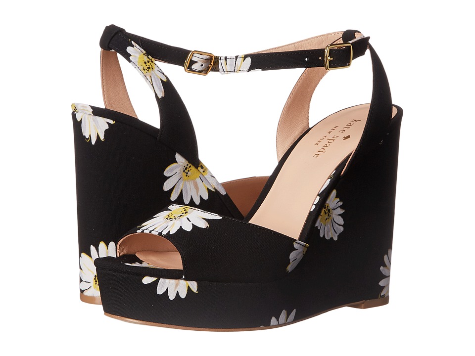 Kate Spade New York Dellie (Black Falling Daisy Printed Fabric) Women