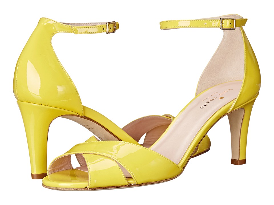 Kate Spade New York Eleanora (Lemon Yellow Patent) Women