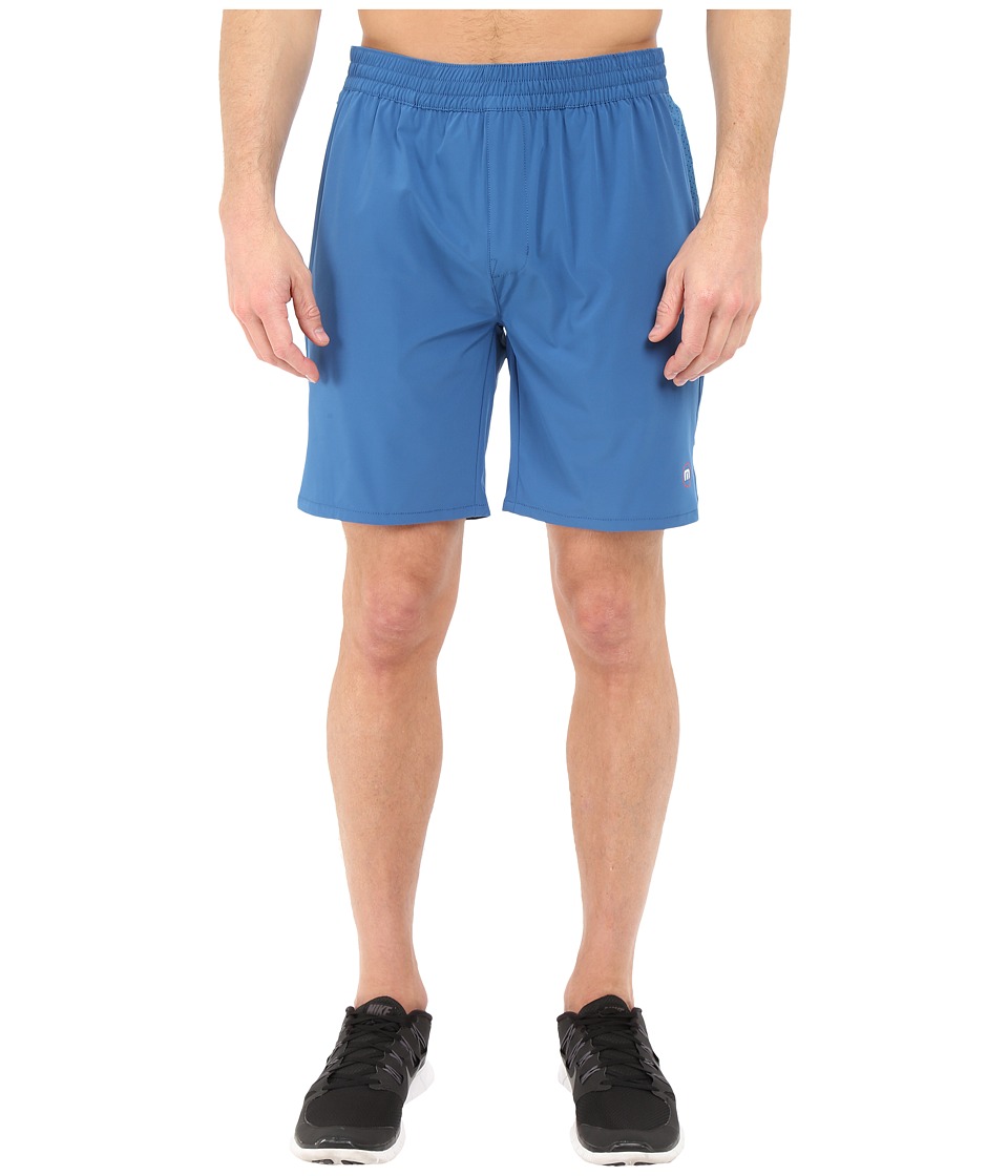 TravisMathew RED Carl Shorts (Deep Water) Men
