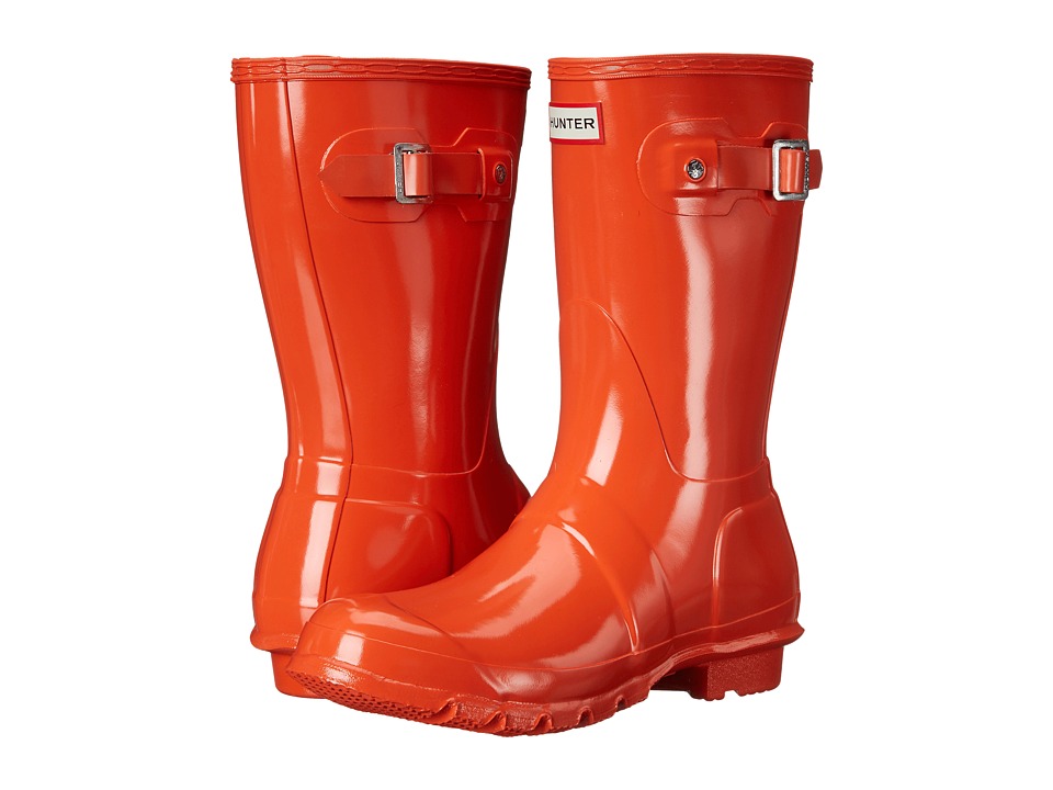 Hunter Original Short Gloss (Tent Red) Women