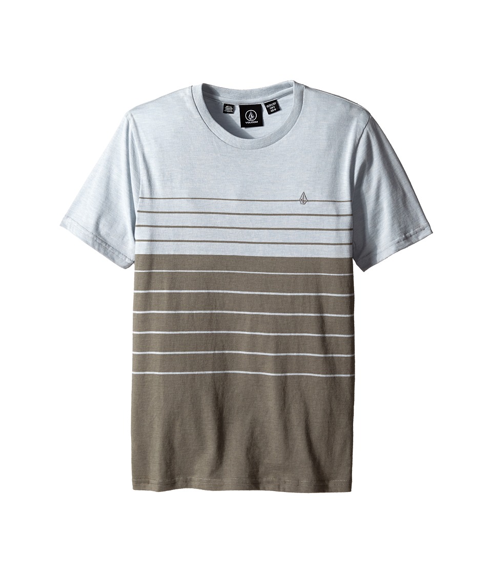 Volcom Kids - Estez Short Sleeve Crew (Big Kids) (Moonbeam) Boy
