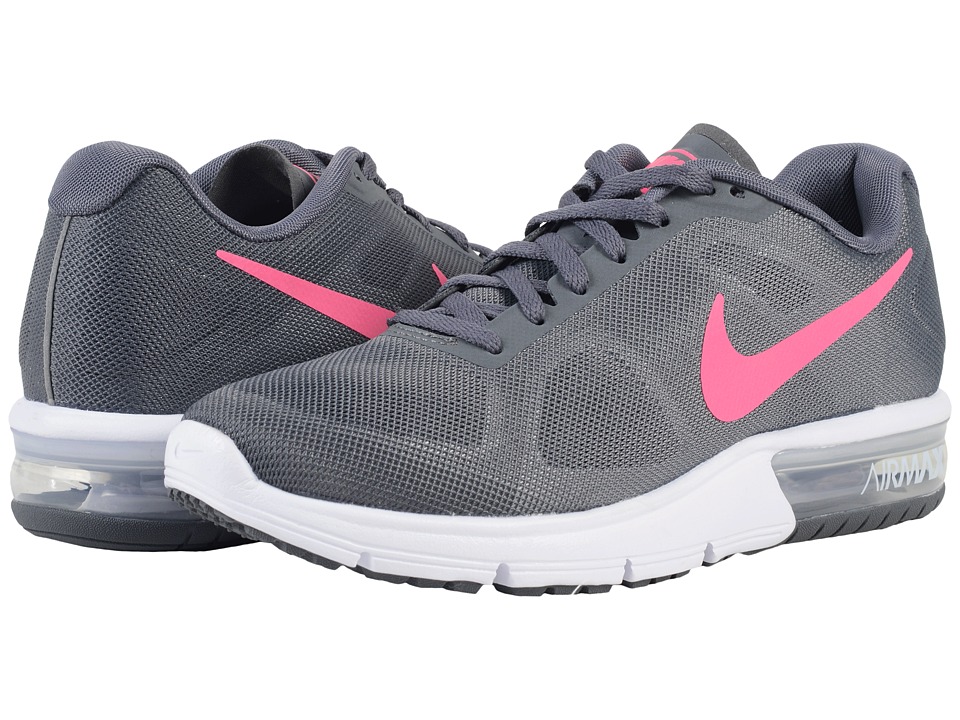 Nike Air Max Sequent (Dark Grey/White/Black/Hyper Pink) Women