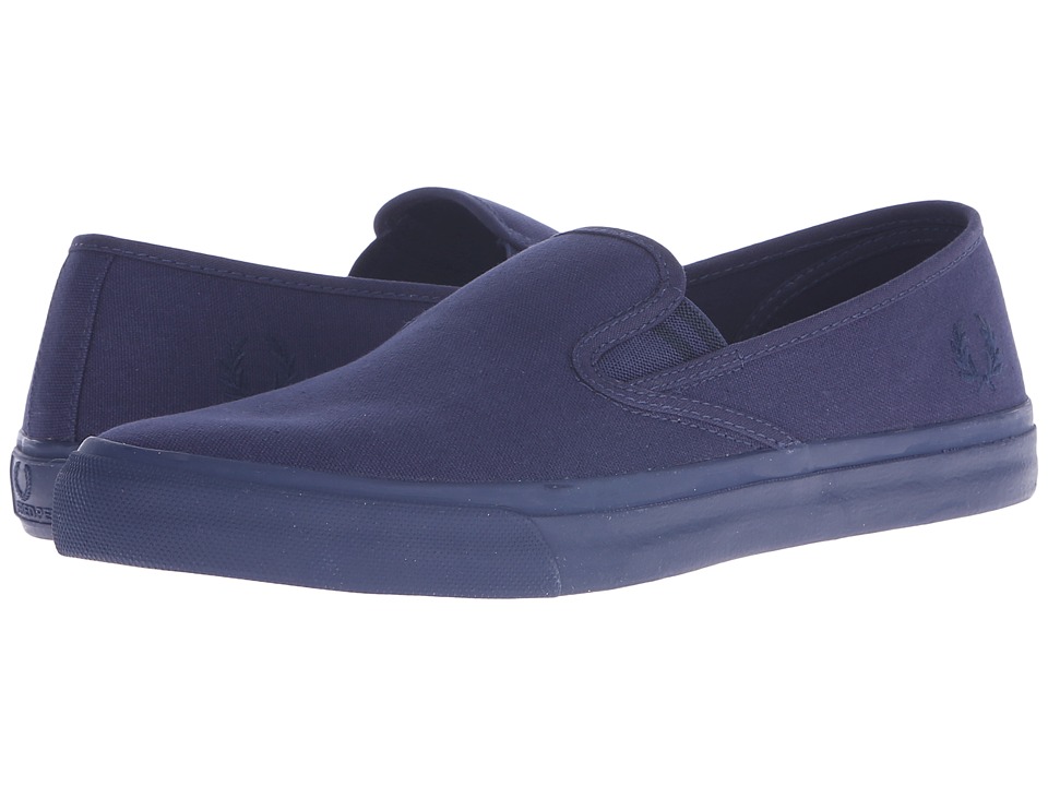 Fred Perry - Turner Slip-On Canvas (Carbon Blue/Navy) Men