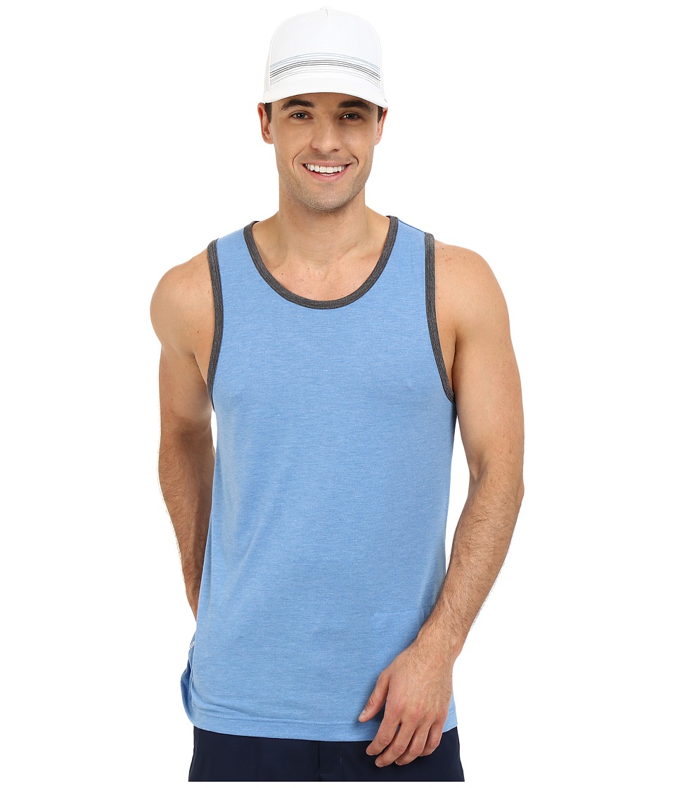 TravisMathew RED Frank The Tank Shirt (Heather Daphne) Men