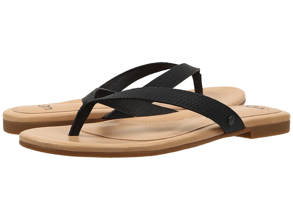 UGG Allaria II Braid (Black Leather) Women
