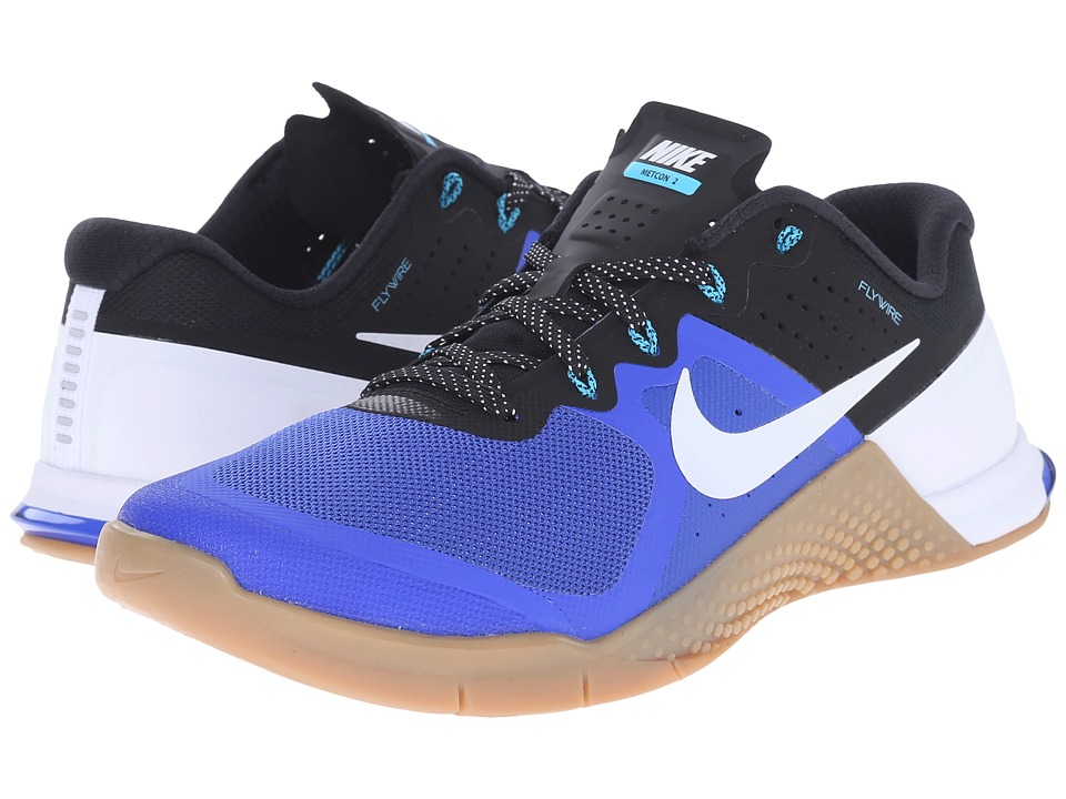 Nike - Metcon 2 (Racer Blue/Black/Gum Medium Brown/White) Men