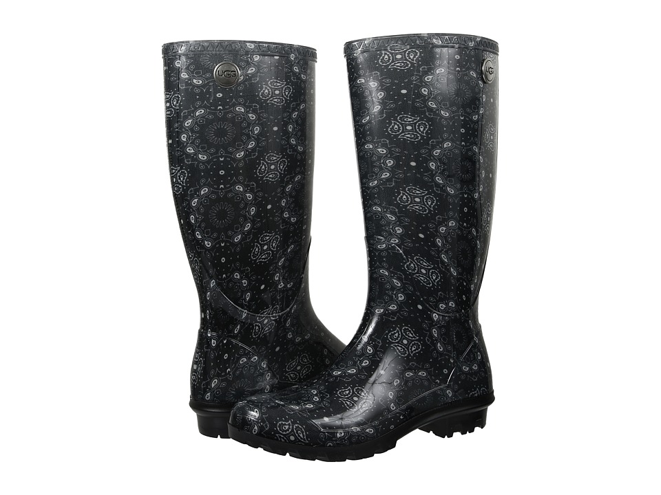 UGG Shaye Bandana (Black Rubber) Women