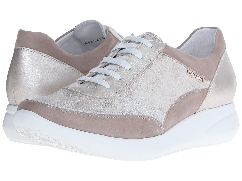 Mephisto Diane (Warm Grey Velcalf Premium/Light Sand) Women