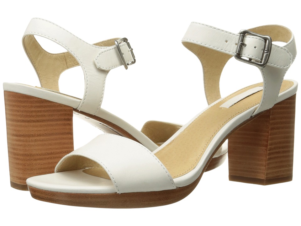 Frye Blake 2 Piece (White Smooth Full Grain) High Heels
