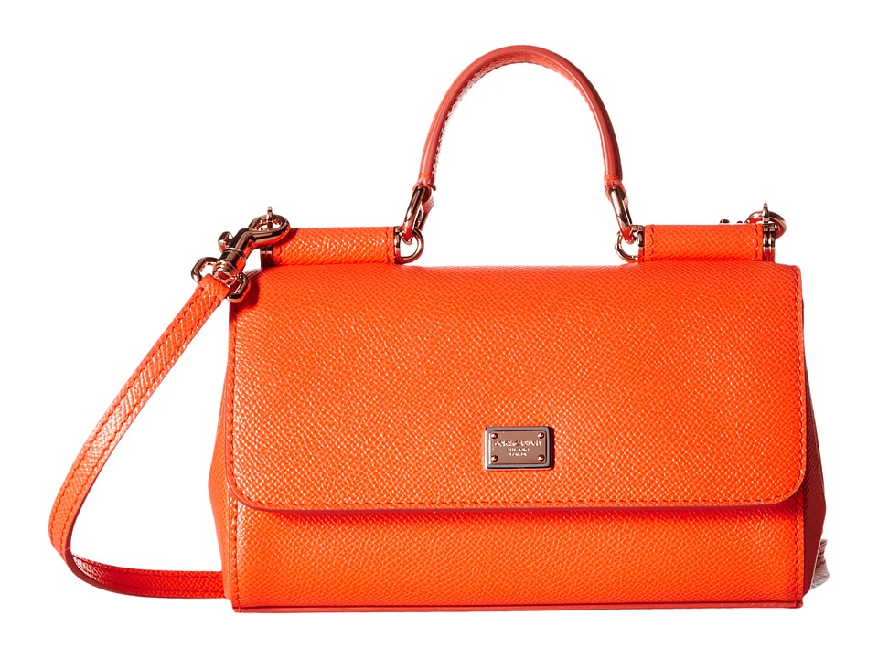 Dolce & Gabbana - Mini Bag St. Dauphine (Mandarino) Satchel Handbags