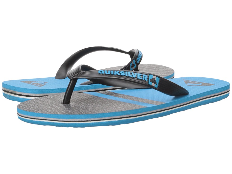 Quiksilver - Molokai Stomp (Black/Blue/Black) Men