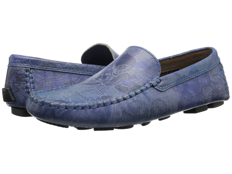 Robert Graham - Verrazano 4 (Blue Floral Leather) Men