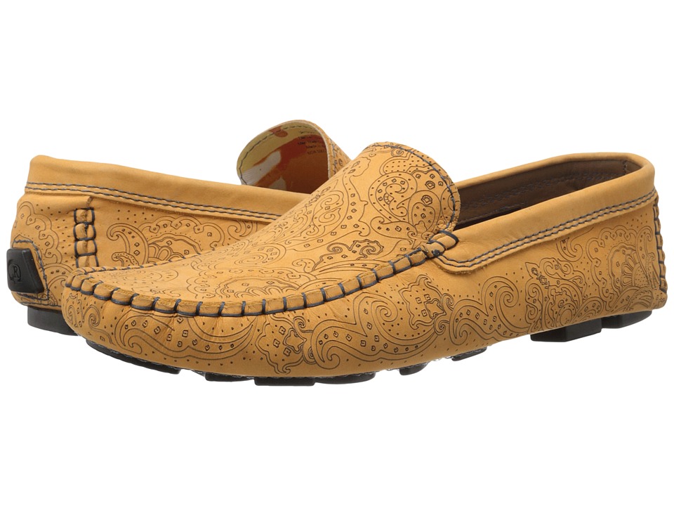Robert Graham Verrazano (Yellow Laser Paisley Nubuck) Men