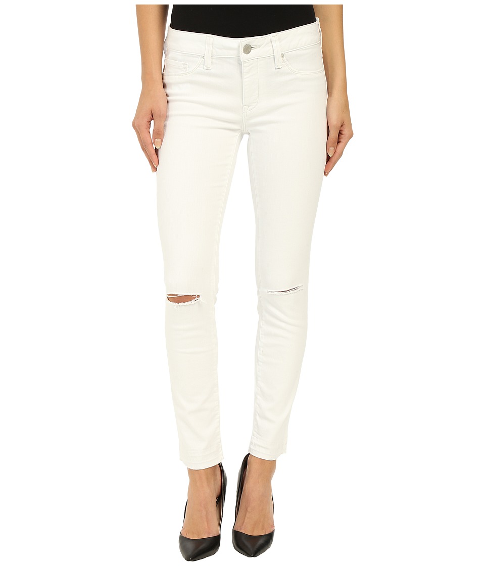 Mavi Jeans Adriana Ankle in White Destructed Tribeca (White Destructed Tribeca) Women