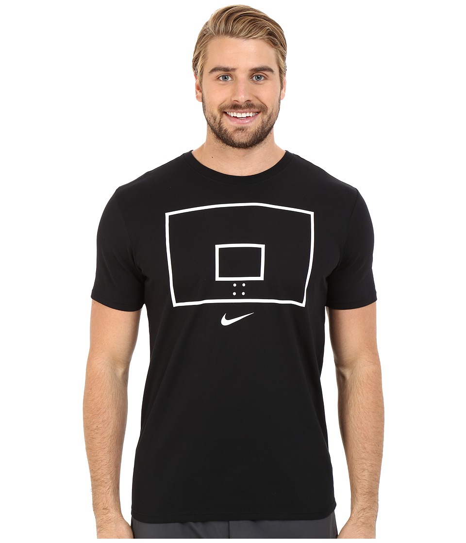 Nike - Hoop Arrow Tee (Black/Black/White) Men