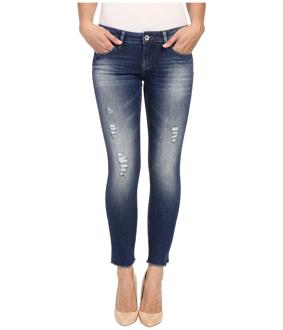 Mavi Jeans Serena Ankle in Dark Ripped Vintage (Dark Ripped Vintage) Women