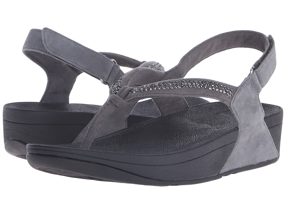 FitFlop Crystal Swirl Sandal (Pewter) Women