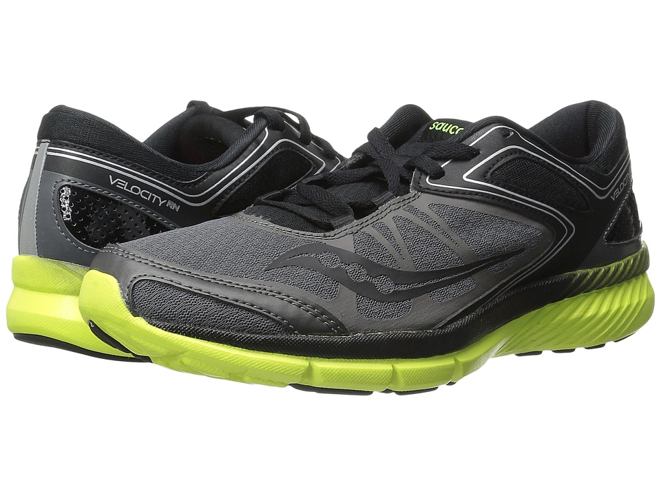 Saucony - Grid Velocity RN (Grey/Black/Citron) Men