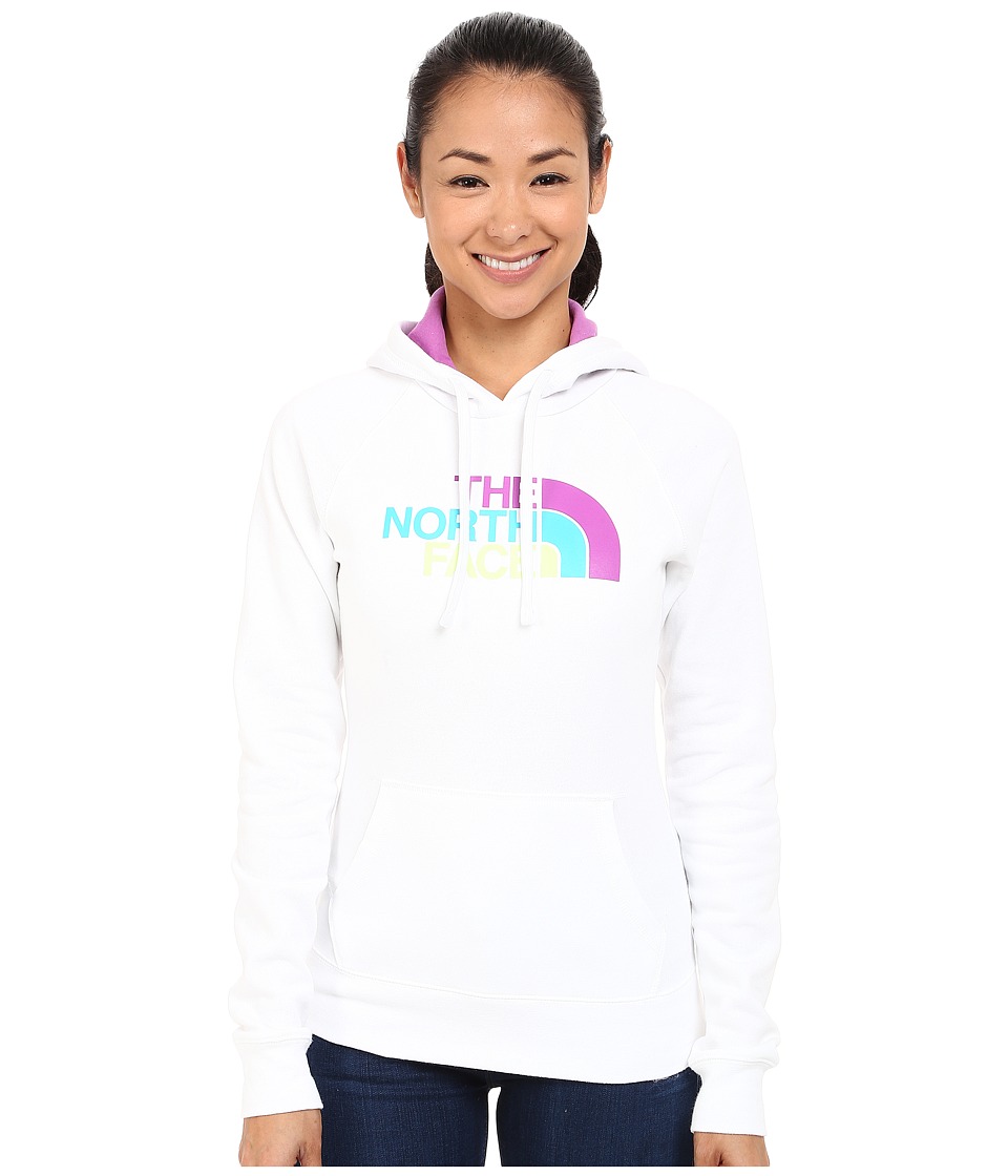 The North Face Half Dome Hoodie (TNF White/Sweet Violet Multi) Women