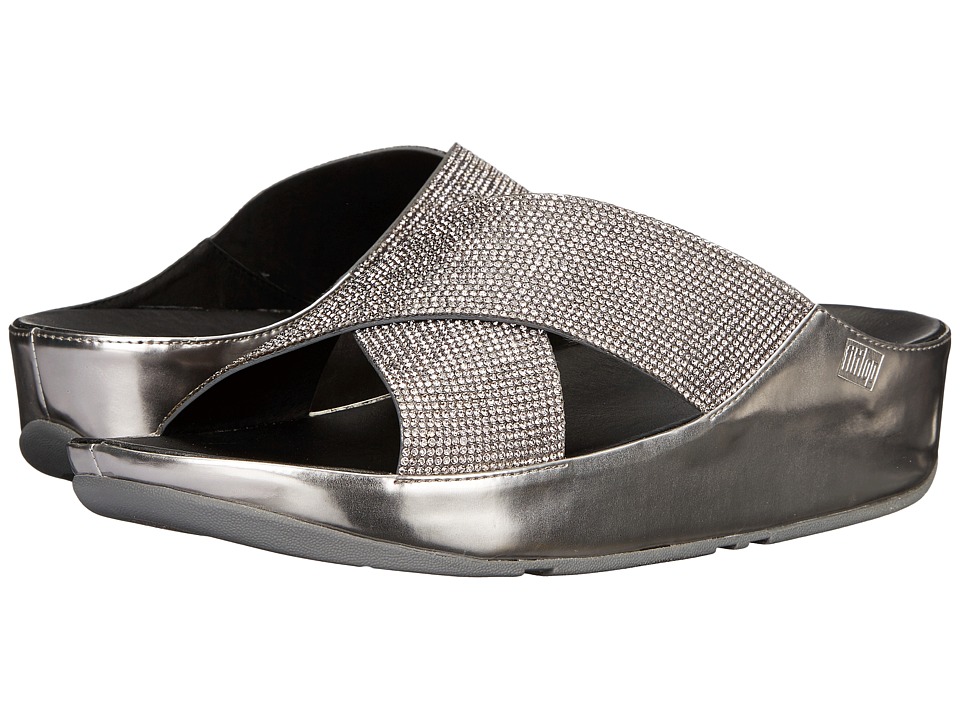 FitFlop Crystall Slide (Pewter) Women