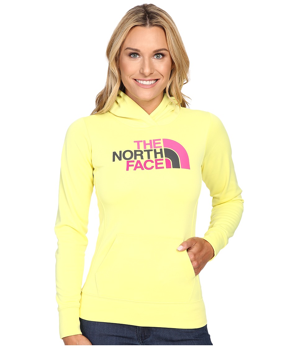 The North Face Fave Half Dome Pullover Hoodie (Hamachi Yellow/Raspberry Rose Multi) Women