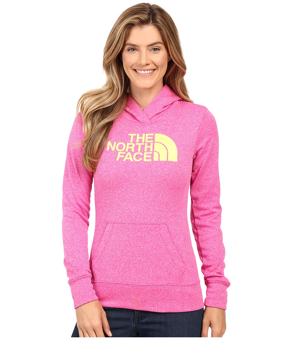 The North Face Fave Half Dome Pullover Hoodie (Raspberry Rose Heather/Hamachi Yellow) Women