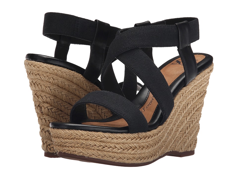 Sofft Perla (Black Cow Quilin/Elastic) High Heels