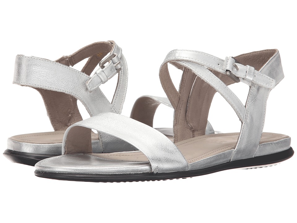 ecco silver sandals
