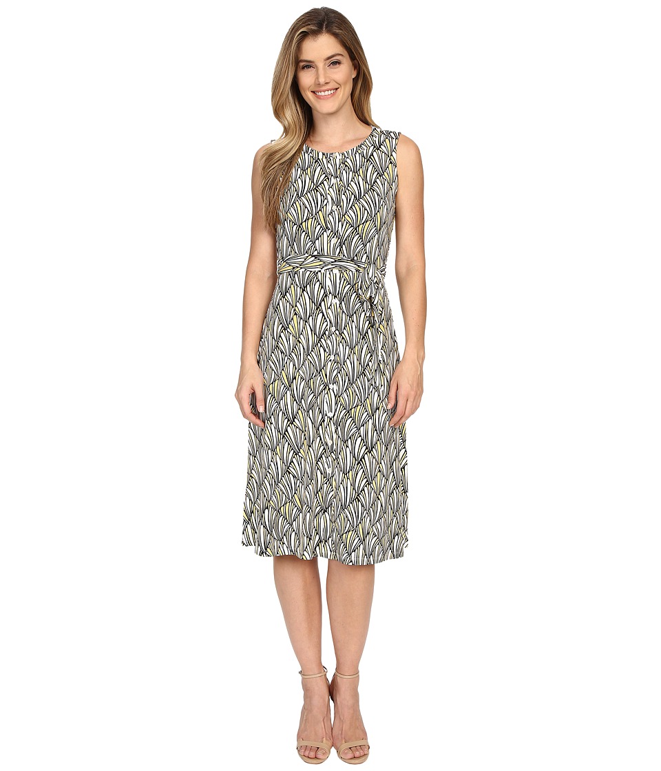 Tommy Bahama Seashell Bells Midi Dress (Black) Women