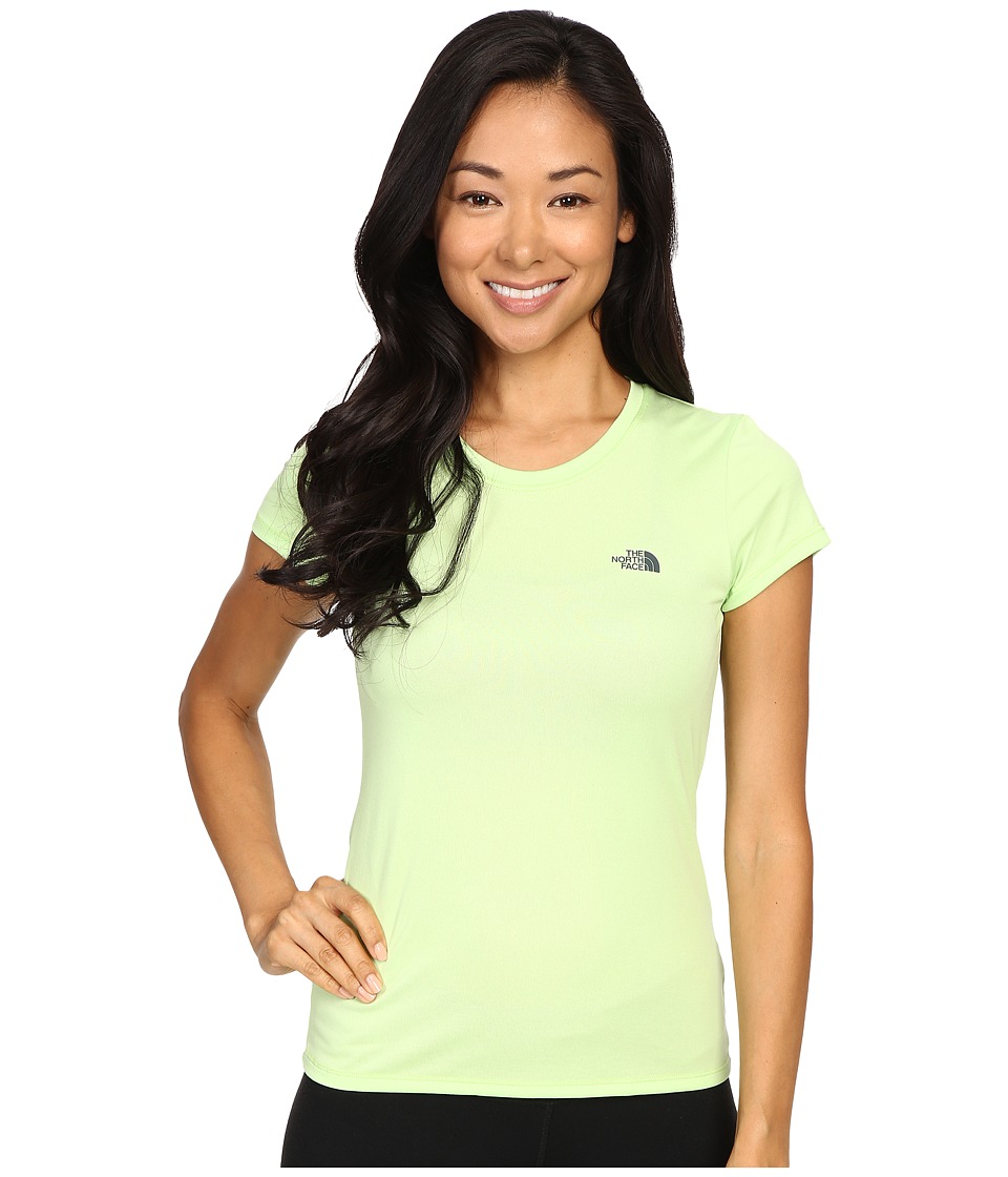 The North Face - Short Sleeve Reaxion Amp Tee (Budding Green/Spruce Green) Women