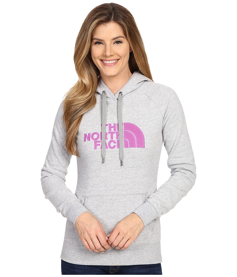 The North Face Avalon Pullover Hoodie (TNF Light Grey Heather/Sweet Violet) Women