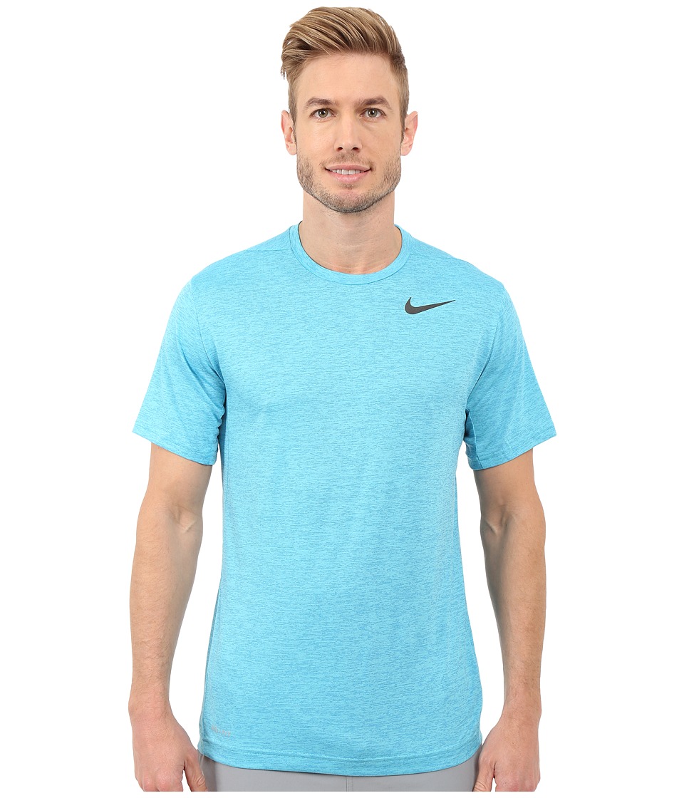Nike Dri-FIT Training Shirt (Omega Blue/Heritage Cyan/Black) Men
