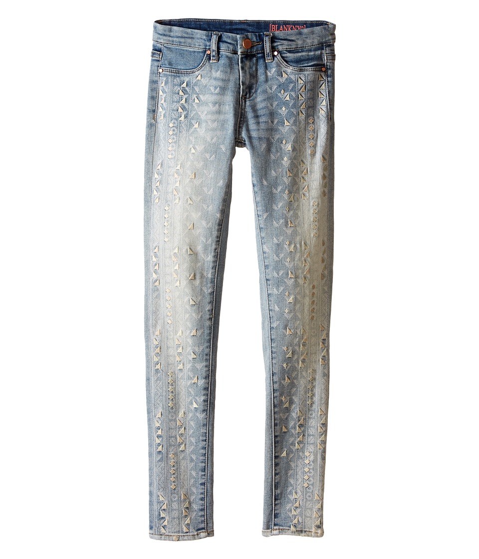 Blank NYC Kids Denim Embroidered Detail Jeans in Open Minded (Big Kids) (Open Minded) Girl
