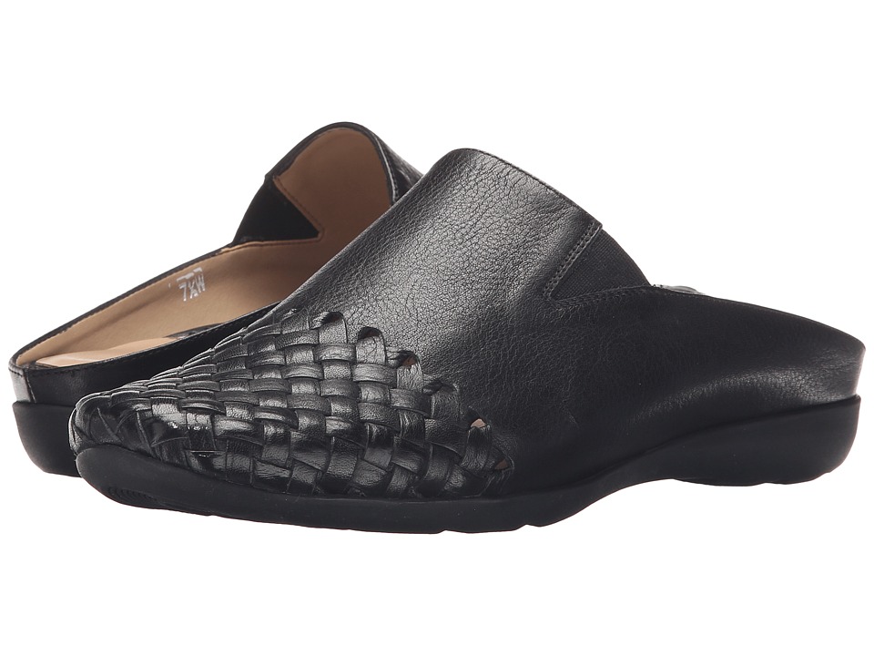 Sesto Meucci Gwyne (Black Saratoga/Black Rubber) Women