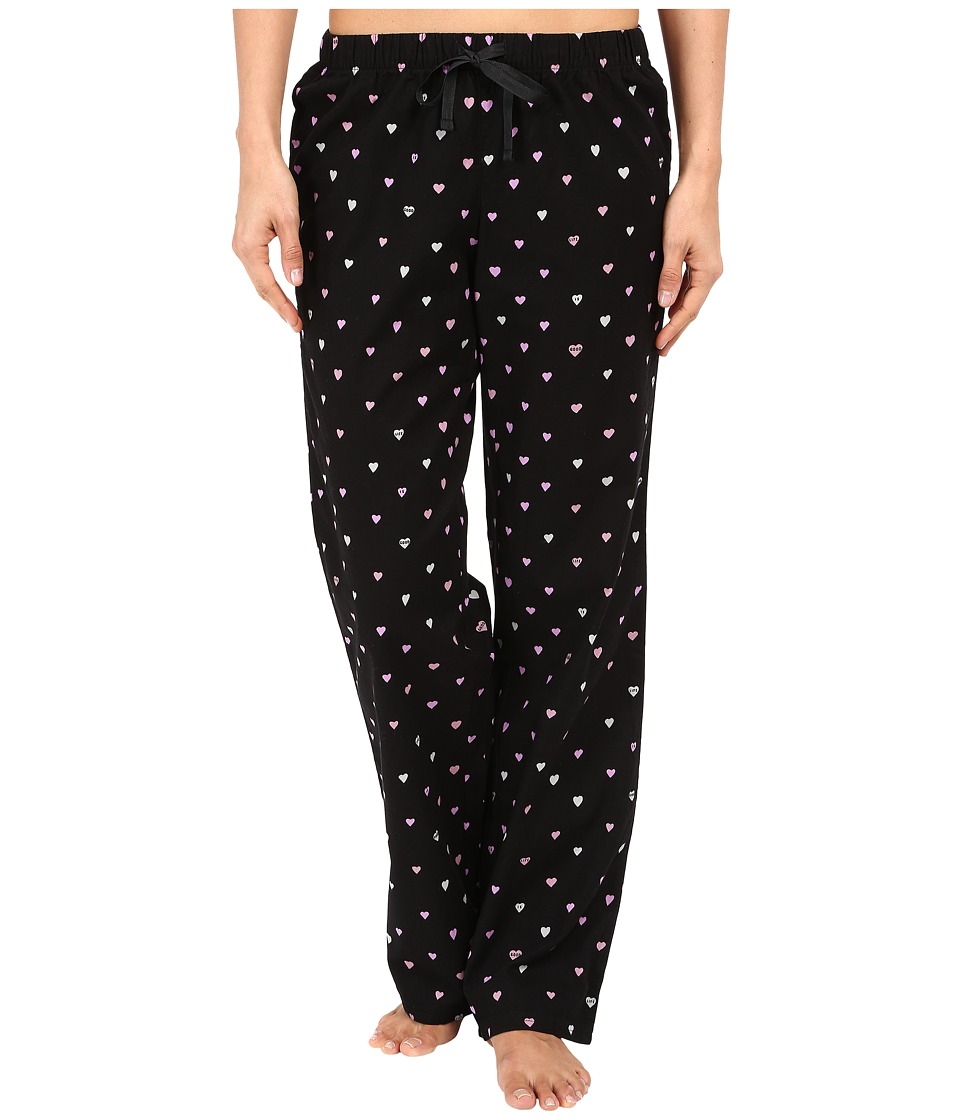 Life is good - Little Hearts Sleep Pants (Night Black) Women