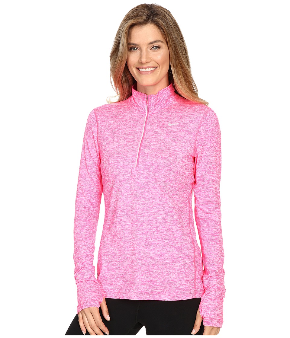 nike dri fit element half zip top ladies